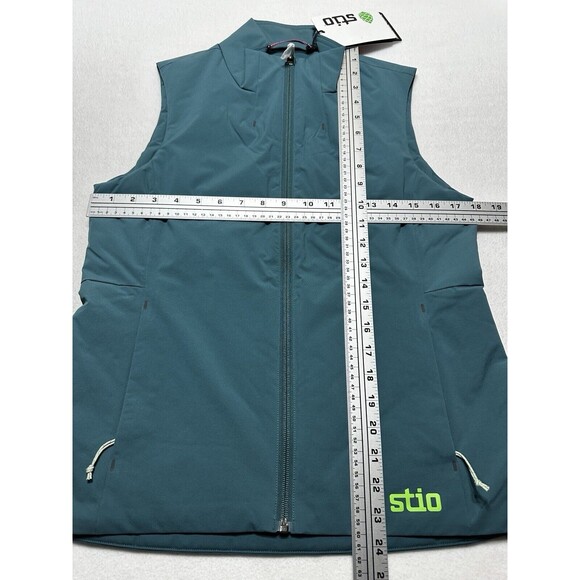 Stio Women’s Fernos Insulated Vest Size Small Teal Green Hillside Spruce NWT New - Picture 8 of 15